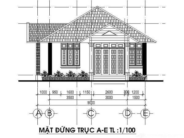 bản vẽ thiết kế nhà