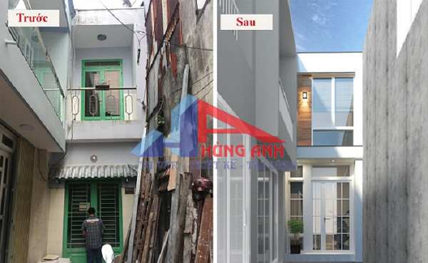 cải tạo mặt tiền nhà phố tại Hà Nội