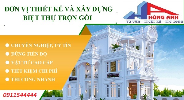 xây nhà biệt thự trọn gói