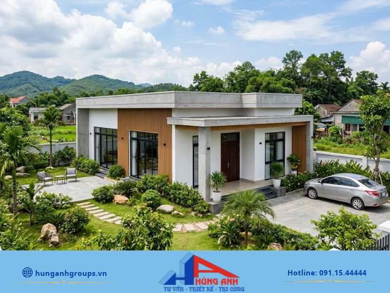 Xây nhà cấp 4 trọn gói 200 triệu đẹp và tối ưu chi phí mau nha cap 4 mai bang