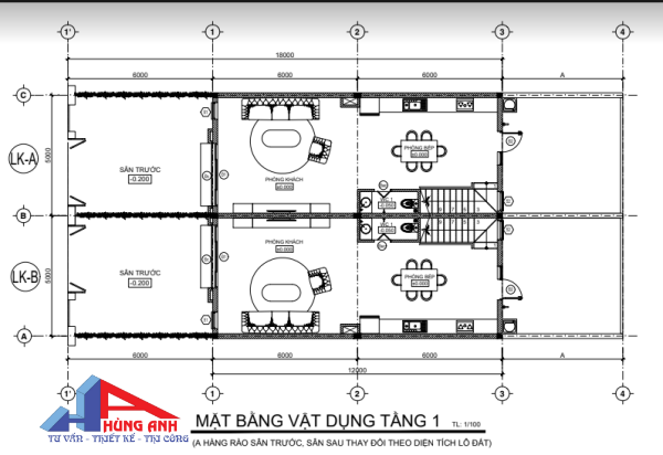 thiết kế mặt bằng vật dụng
