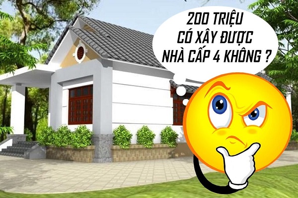 nhà cấp 4 200 triệu