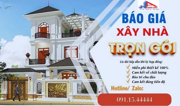 xây nhà trọn gói giá rẻ tại hùng anh