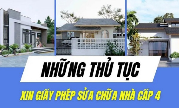 giấy phép sửa chữa nhà cấp 4