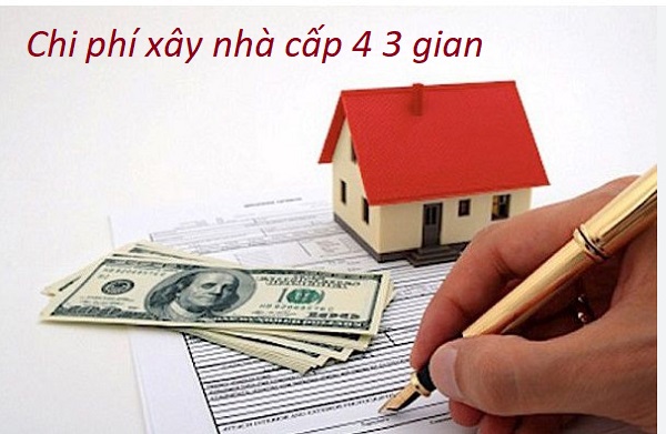 chi phí xây nhà cấp 4 3 gian