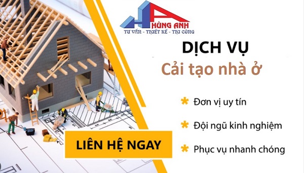 cải tạo nhà ở hùng anh