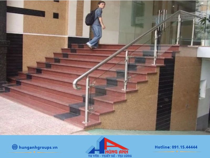 Bậc tam cấp là gì? Cách tính bậc tam cấp theo phong thủy Kích thước bậc tam cấp các công trình công cộng