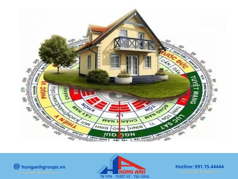 Chọn hướng nhà theo phong thủy: Cách xem hướng hợp tuổi chuẩn Hướng nhà đất và nhà phố