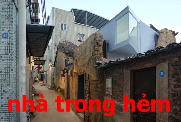 nhà trong hẻm nhỏ