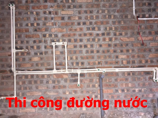 thi công đường nước