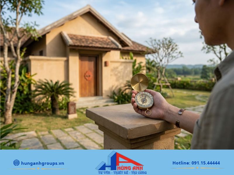 Tây tứ trạch là gì? Cách xác định hướng tây tứ trạch chuẩn nhất Xác định hướng nhà bằng la bàn