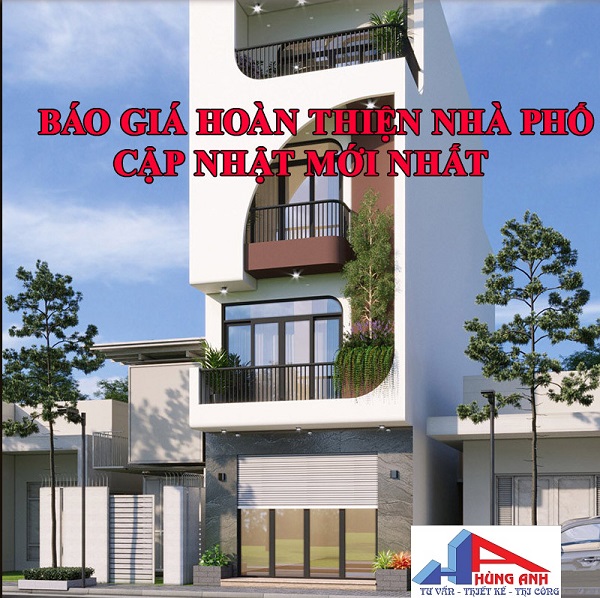 giá hoàn thiện nhà phố