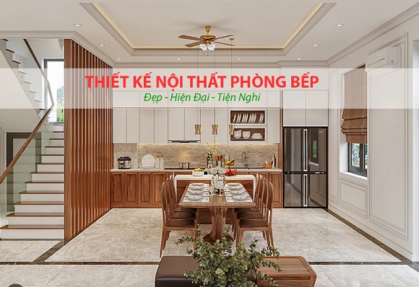 thiết kế nội thất phòng bếp