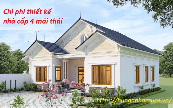 chi phí thiết kế nhà cấp 4 mái thái