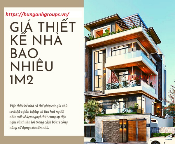 Giá thiết kế nhà bao nhiêu 1m2