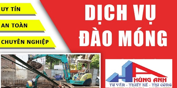 dịch vụ đào móng nhà