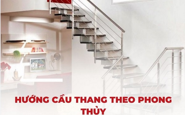 hướng cầu thang theo phong thủy