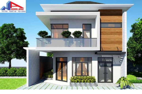 Nhà vuông 2 tầng 80m2