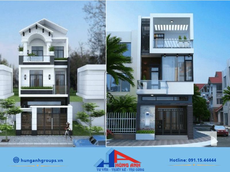 Cải tạo nhà 2 tầng thành 3 tầng hiện đại, tối ưu chi phí Cải tạo ngoại thật của ngôi nhà