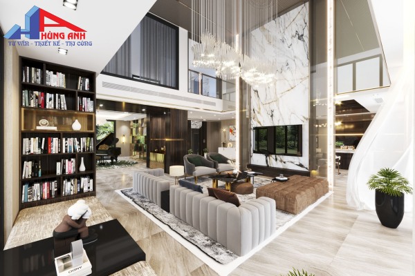 thiết kế nội thất cho biệt thự