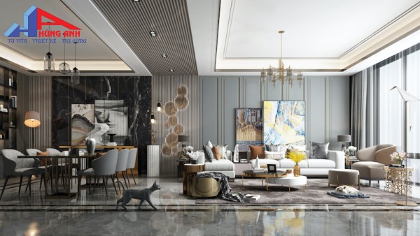 nội thất biệt thự bắc âu