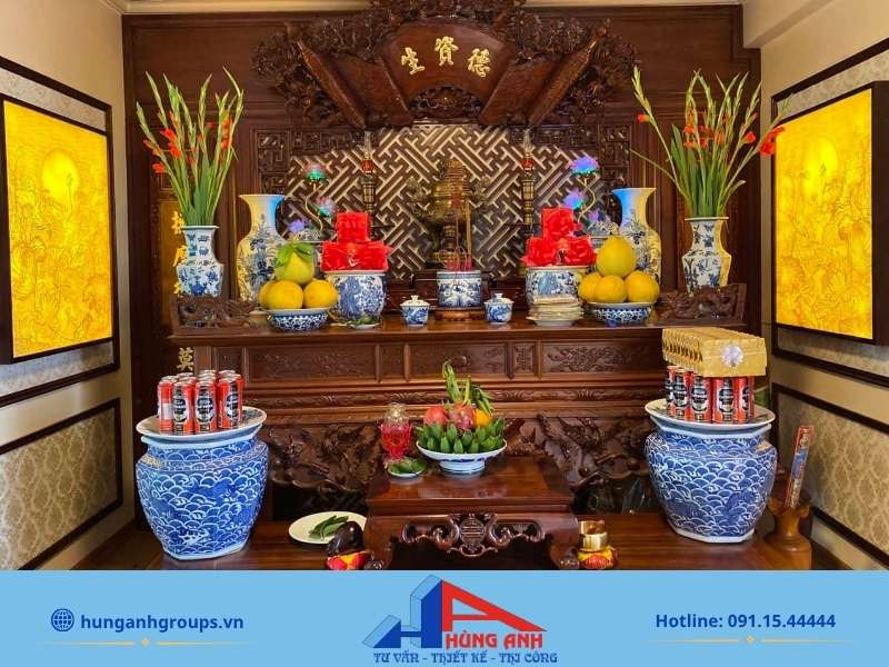 Phạm phải các đại kỵ trong thiết kế phòng thờ sẽ ảnh hưởng trực tiếp đến vượng khí của cả gia đình.
