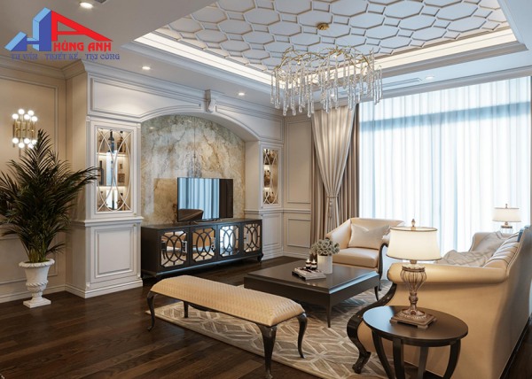 nội thất biệt thự tân cổ điển