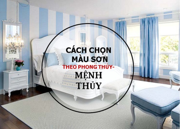 Màu sơn nhà mệnh thủy