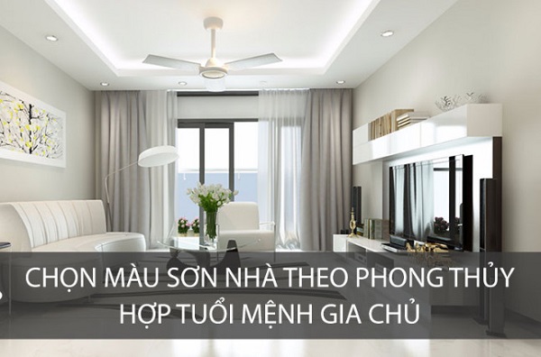 cách chọn màu sơn trong nhà