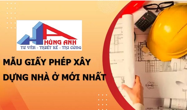 mẫu giấy phép xây dựng nhà ở