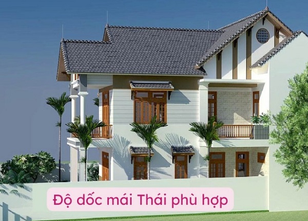 độ dốc mái thái