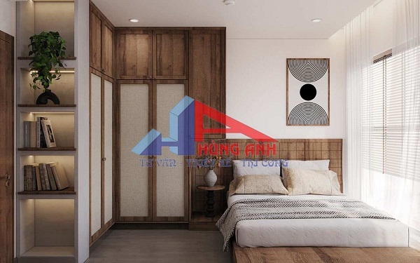 mẫu thiết kế phòng ngủ nhà chung cư phong cách tối giản