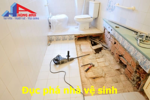 đục phá nhà vệ sinh