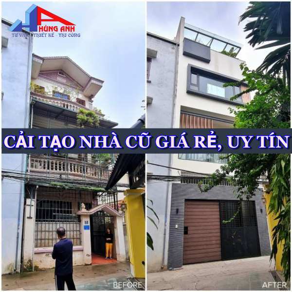 CẢI TẠO NHÀ CŨ GIÁ RẺ