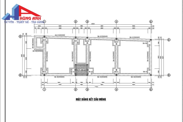 Các loại móng nhà chủ yếu trong thi công nhà dân dụng bản vẽ móng nhà