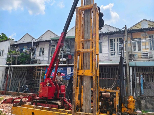 thi công ép cọc bê tông