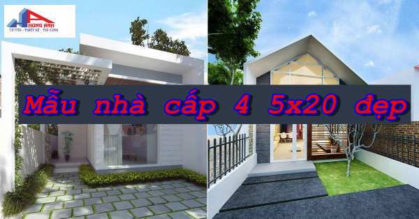 mau thiet ke nha cap 4 5x20 dep