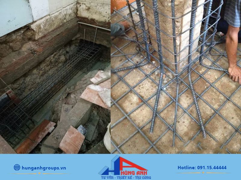 Gia cố móng nâng tầng an toàn đúng kỹ thuật Các phương pháp gia cố móng nâng tầng