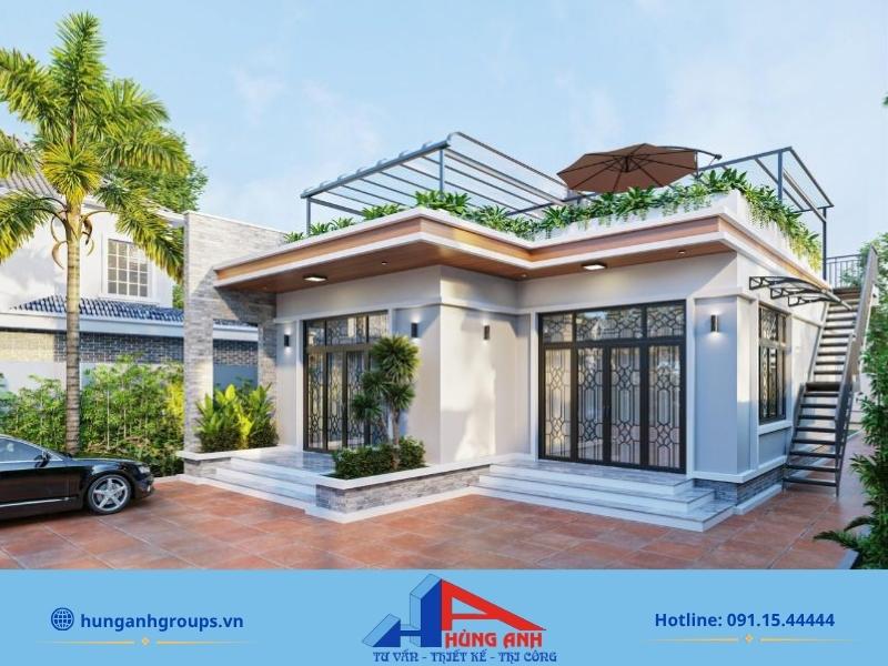 Cải tạo nhà cấp 4 chữ L | 8 Giải pháp kết cấu giá gốc 2026 Cải tạo nhà cấp 4 chữ L kết hợp không gian kinh doanh tiện lợi