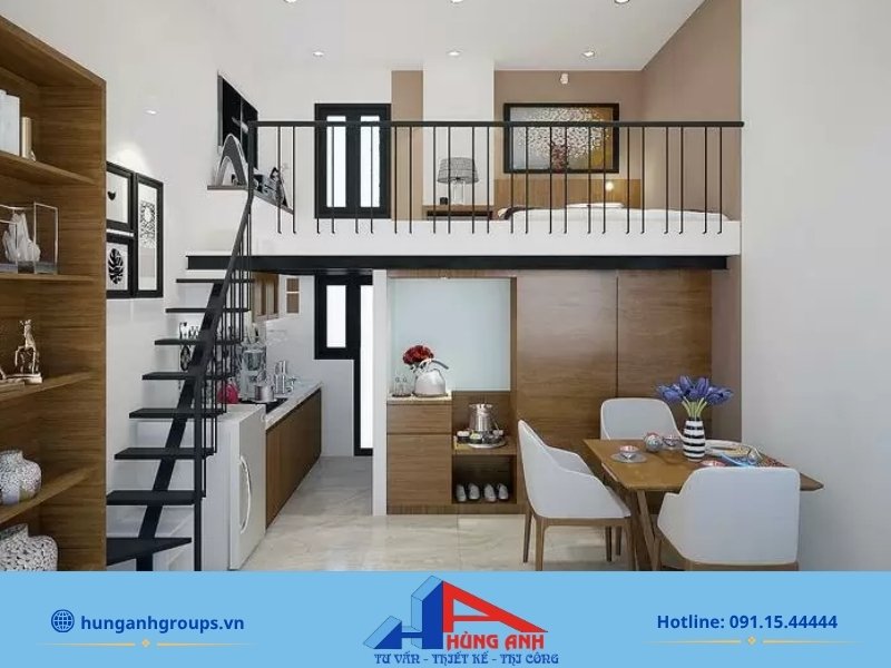 Cải tạo nhà cấp 4 chữ L | 8 Giải pháp kết cấu giá gốc 2026 Cơi nới thêm gác lửng bằng tấm cemboard cho nhà cấp 4 chữ L tiết kiệm chi phí