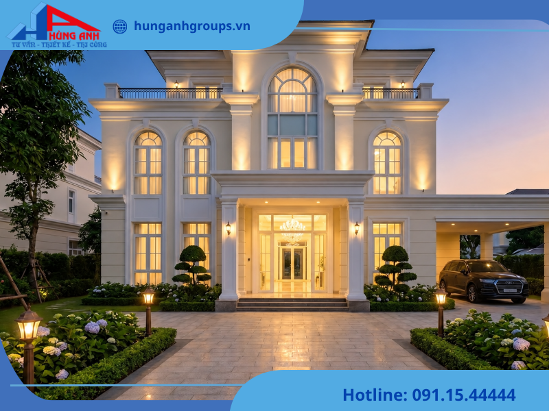 Ảnh banner Xây biệt thự tân cổ điển trọn gói