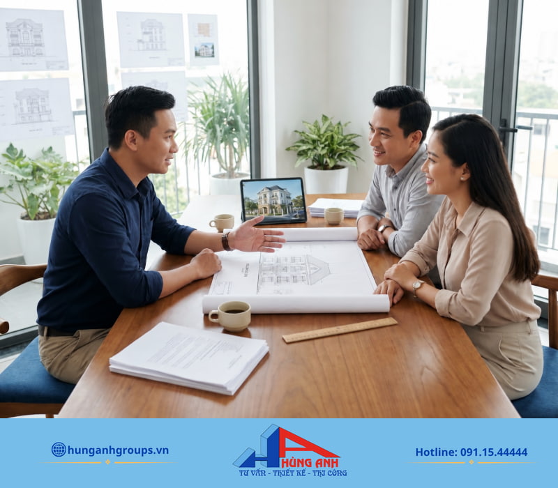 KTS tư vấn bản vẽ mặt bằng và bóc tách dự toán minh bạch, giúp gia chủ kiểm soát tối đa chi phí xây dựng.