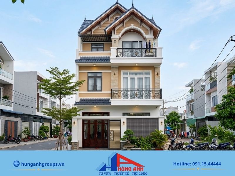 Top 99+ Mẫu Nhà Ống 3 Tầng 4x12m Hiện Đại, Tối Ưu Công Năng Mẫu nhà ống 4x12m 3 tầng mái thái