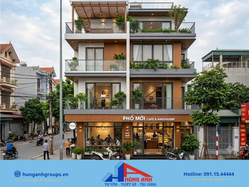 Thiết kế nhà ống 3 tầng, 4 tầng