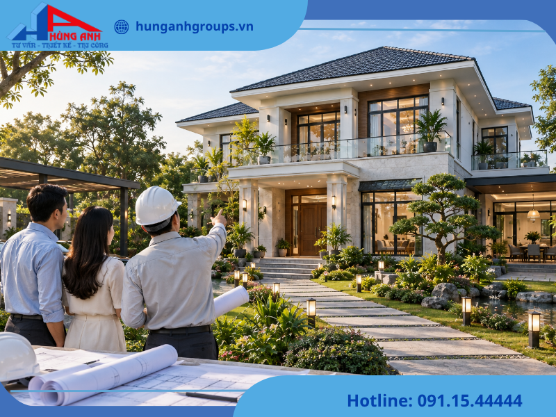 Xây biệt thự nhà vườn trọn gói