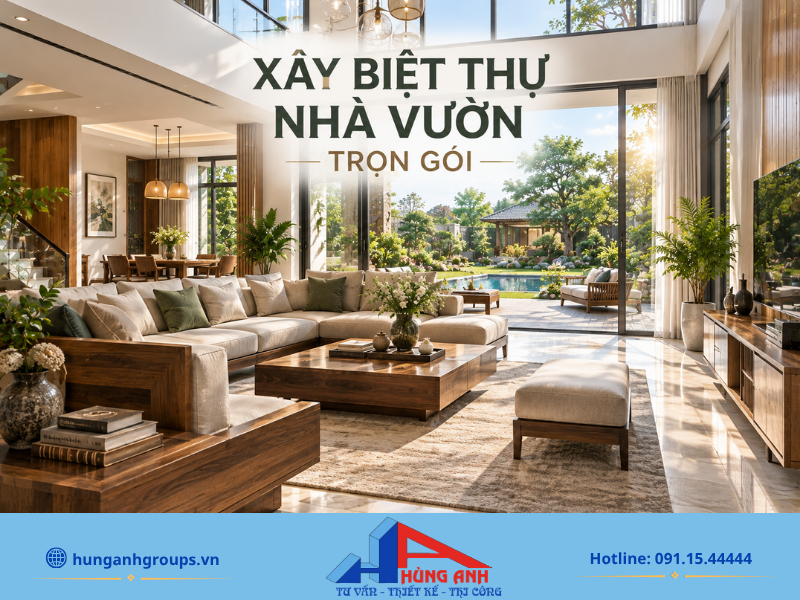 Quá trình hoàn thiện nội ngoại thất tỉ mỉ mang đến không gian sống đẳng cấp và tiện nghi.