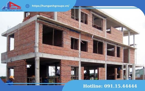 gói dịch vụ xây nhà ống chìa thô Hùng Anh