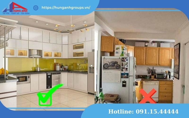cải tạo nhà bếp chung cư