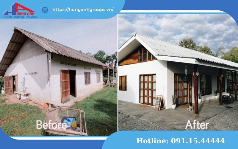 cải tạo nhà cấp 4 cũ
