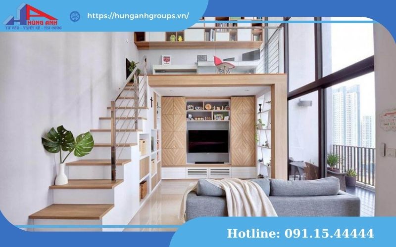 chung cư có gác lửng